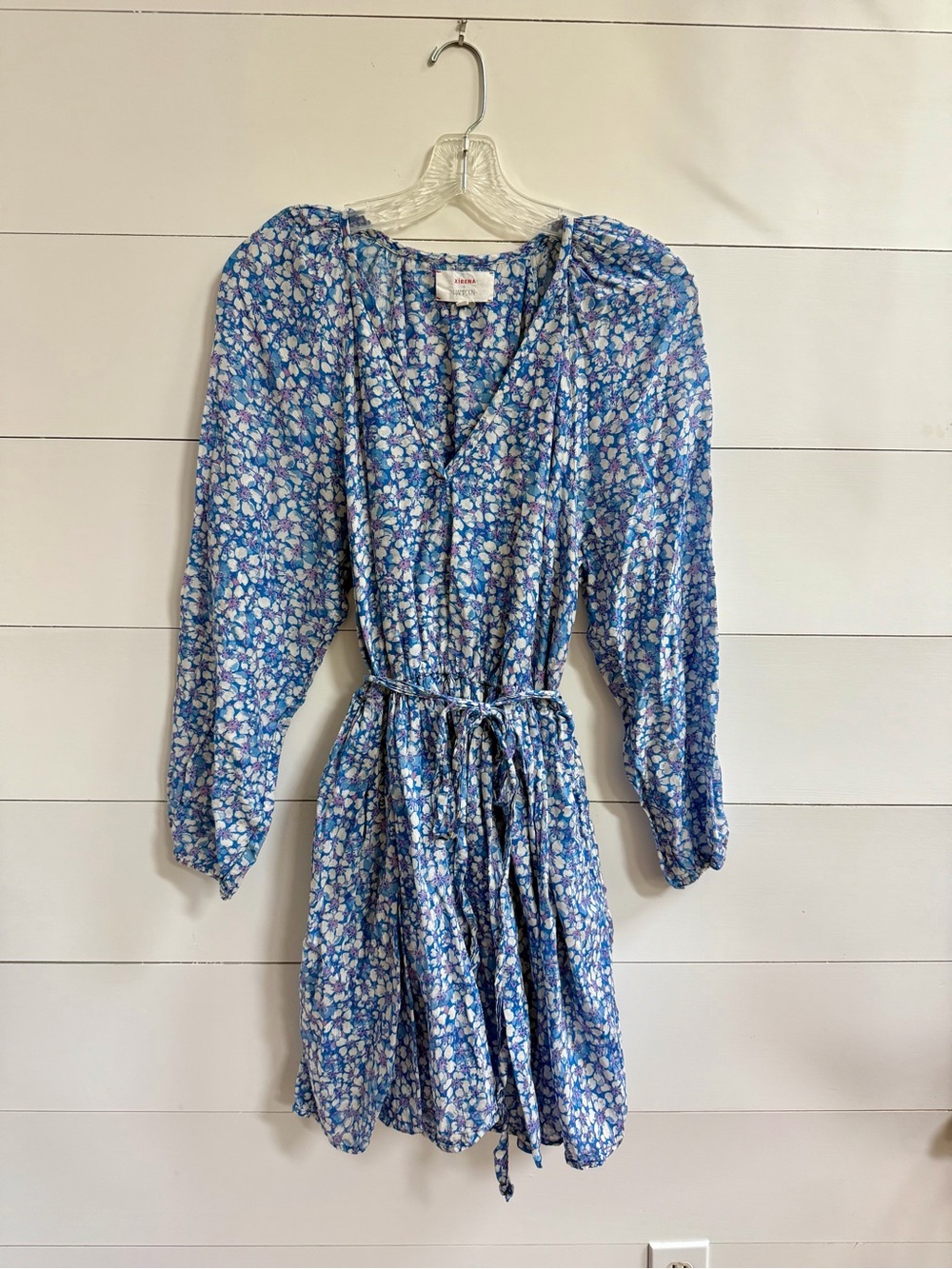 Xirena x Hampden Floral Belted Waist Mini Dress